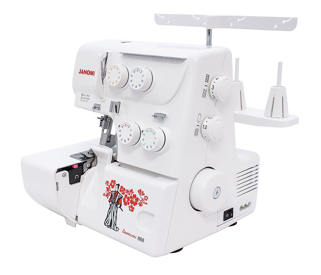Оверлок Janome Samurai 888 белый купить,NaN