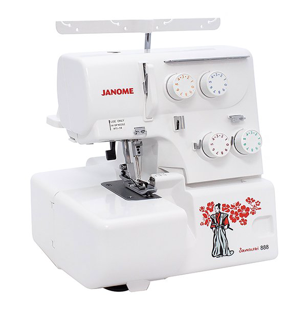 Оверлок Janome Samurai 888 белый купить,NaN