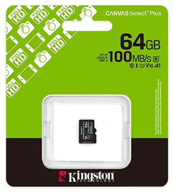 Карта памяти Kingston microSDXC SDCS3/64GBSP 64 Гб купить,0