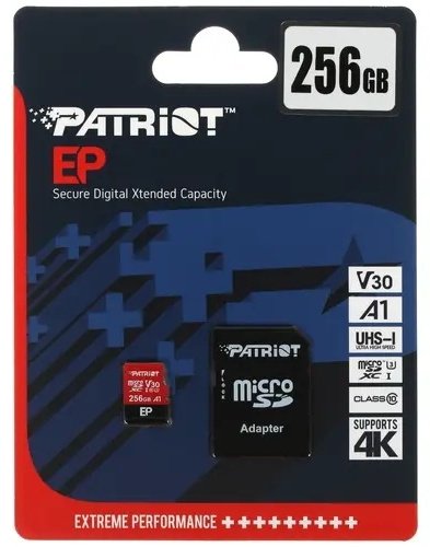 Карта памяти Patriot PEF256GEP31MCX 256 Гб - ForteMarket Карта памяти Patriot PEF256GEP31MCX 256 Гб купить,0