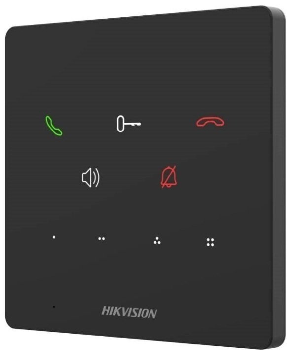 Hikvision аудиодомофон DS-KH6000-E1 черный - ForteMarket Hikvision аудиодомофон DS-KH6000-E1 черный купить,0