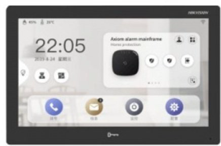 Hikvision видеодомофон DS-KH9510-WTE1(B) черный купить,NaN