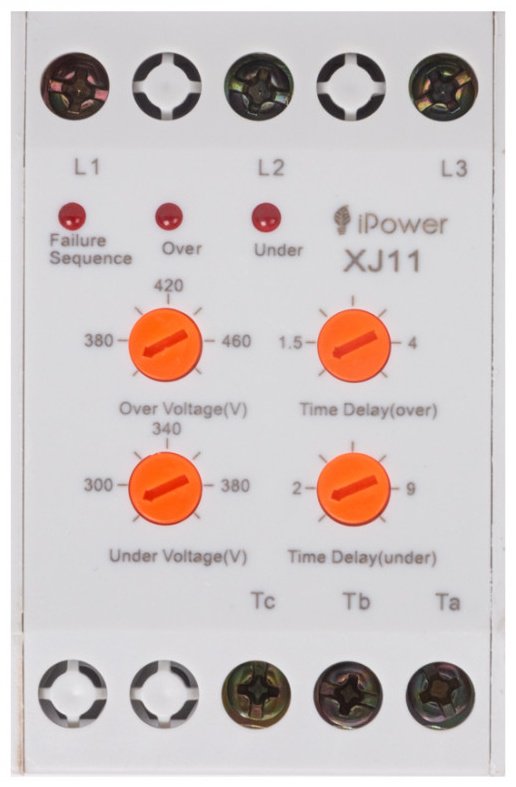 IPower реле контроля фаз XJ11 AC 250 В 5 А, кол-во фаз : 3