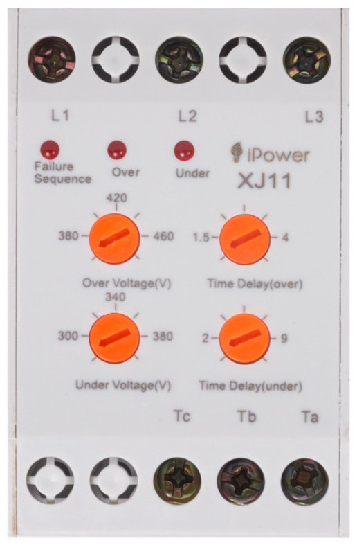 IPower реле контроля фаз XJ11 AC 250 В 5 А, кол-во фаз : 3