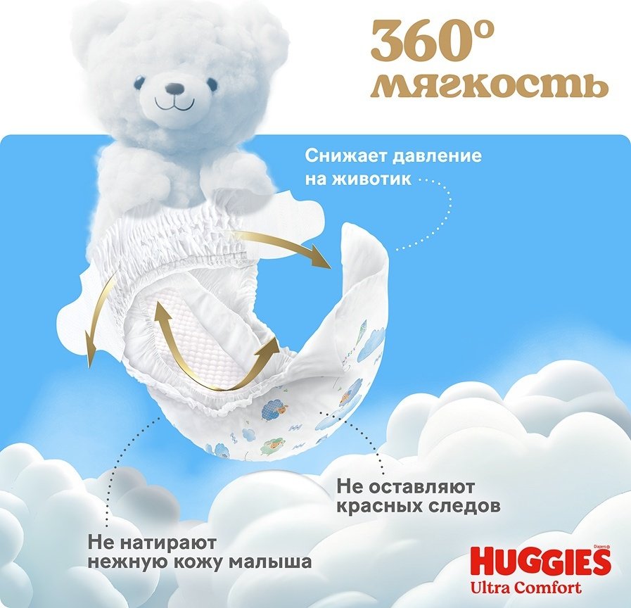 Подгузники Huggies Ultra Comfort 3, 21 шт купить,0