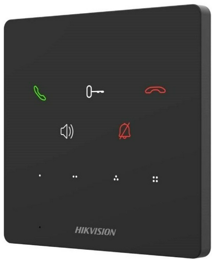 Hikvision аудиодомофон DS-KH6000-E1 черный
