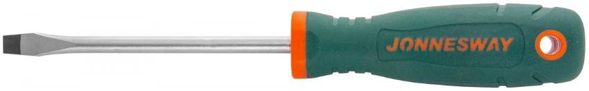 Отвертка стержневая шлицевая ANTI-SLIP GRIP, SL6.5х100 мм JONNESWAY D77S6100 