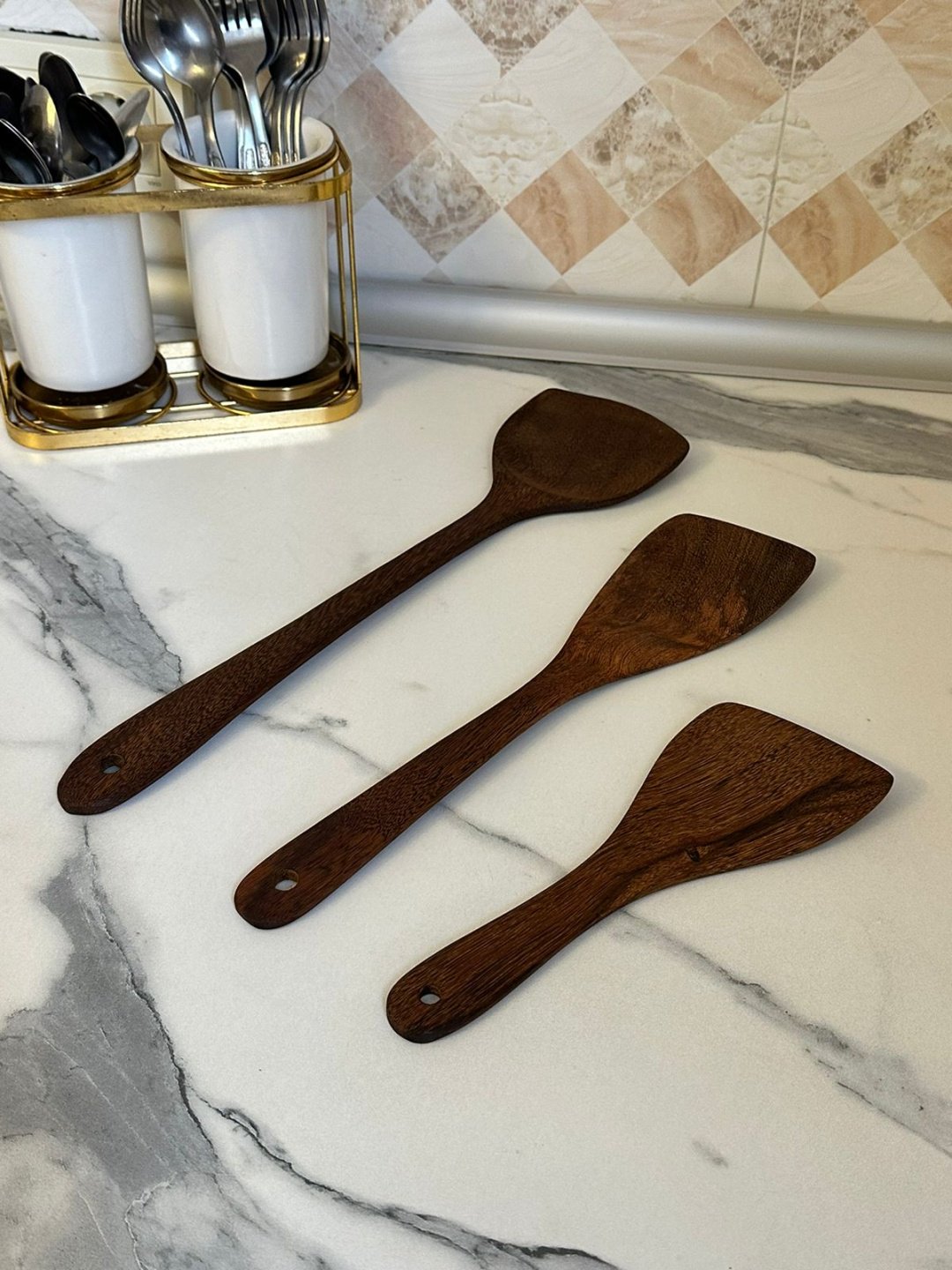 Лопатка дерево, бамбук, 3 шт - ForteMarket Лопатка дерево, бамбук, 3 шт купить,0