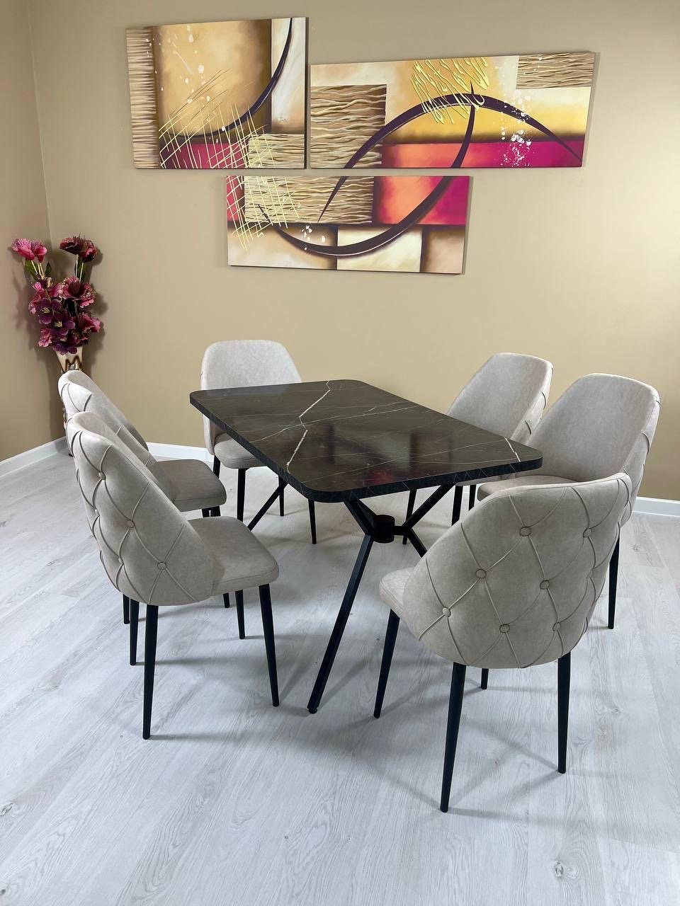 Стул Тамаша, 90x40x48 см, серый, коричневый 1 шт. купить,0