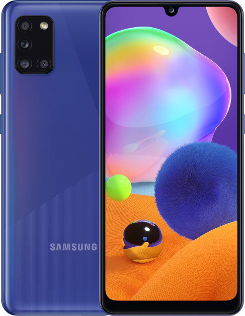 Смартфон Samsung Galaxy A31 64Gb Blue купить,NaN