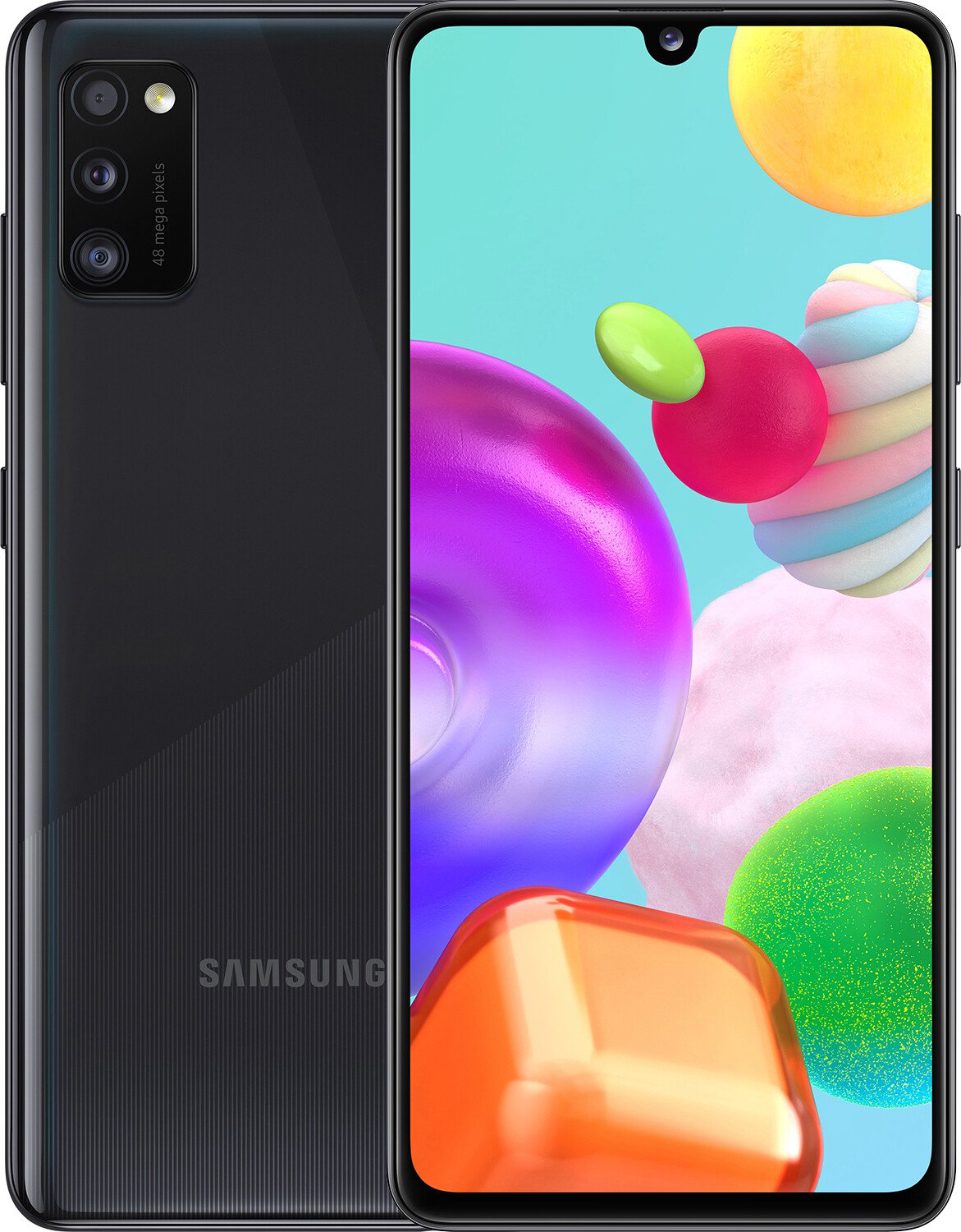 Смартфон Samsung Galaxy A41 64Gb Black купить,NaN