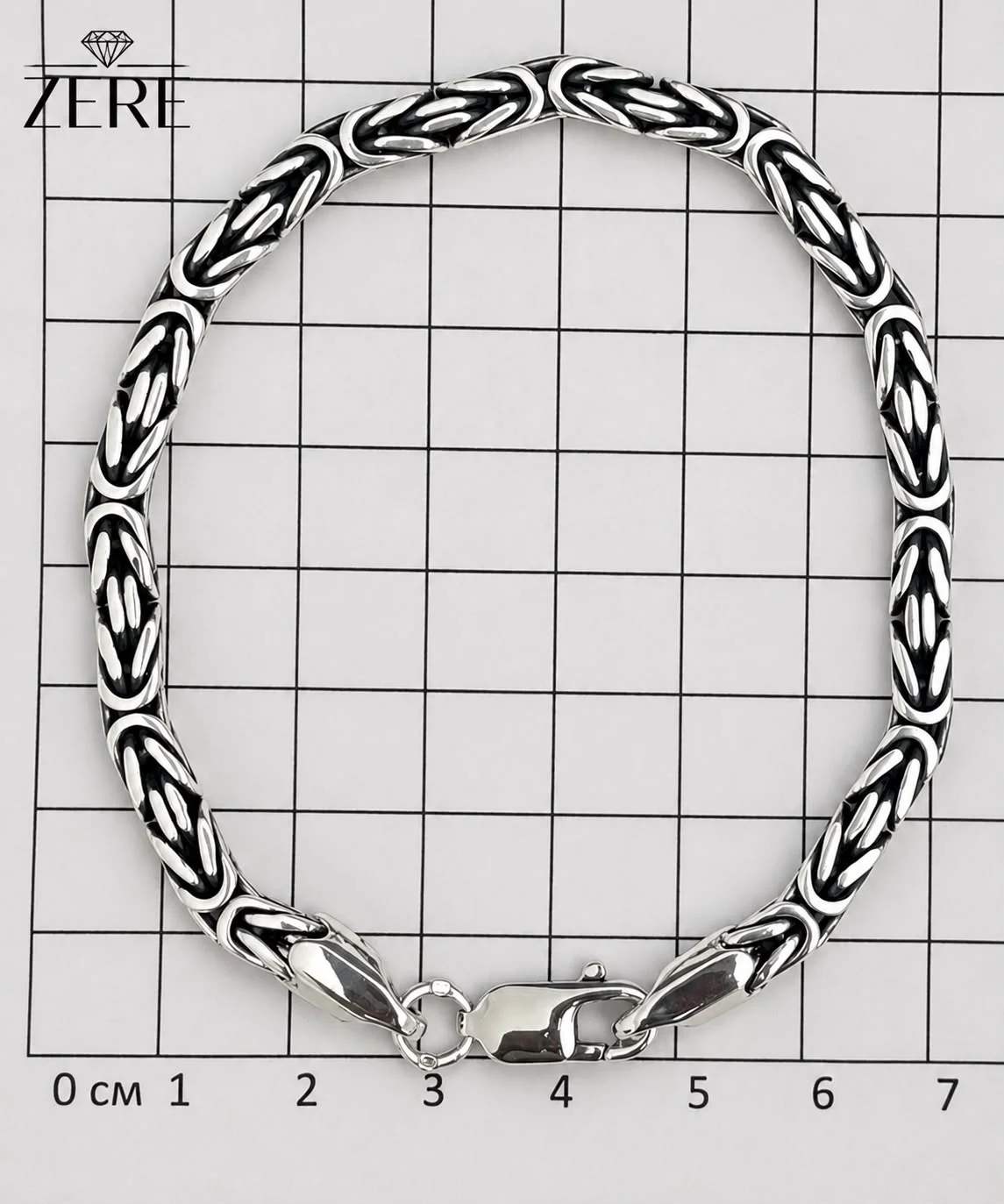 Браслет Zere ZR170705 серебро 27.38гр 20-21см  купить,148000