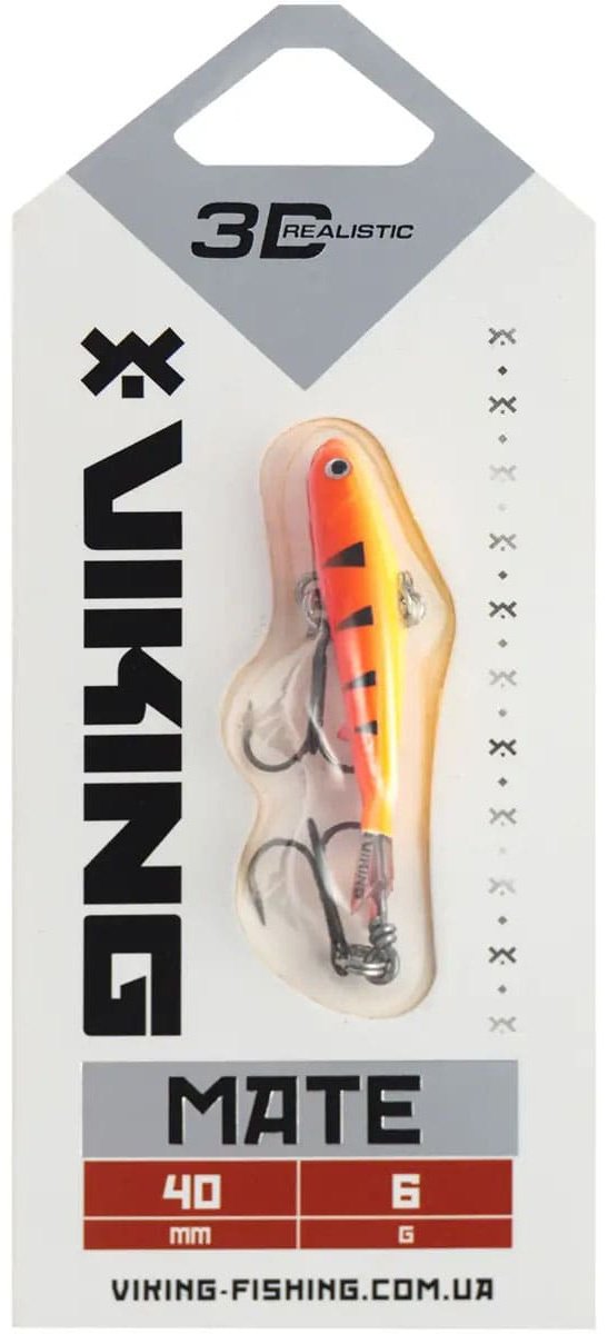 Балансир Viking Fishing Mate Ice Jig 40mm, 6g, Color 15 Pink Moon 1 шт купить,NaN