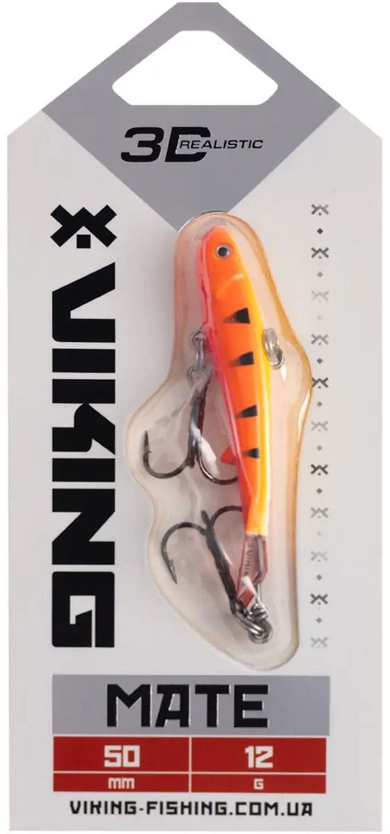 Балансир Viking Fishing Mate Ice Jig 50mm, 12g, Color 15 Pink Moon 1 шт купить,NaN