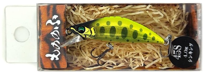 Воблер Bassday Mononofu 45S 1 шт 45 мм Mo-007 Chart Back Gold купить,NaN