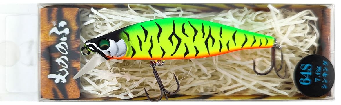 Воблер Bassday Mononofu 64S 1 шт 64 мм Mo-028 Mat Tiger купить,NaN