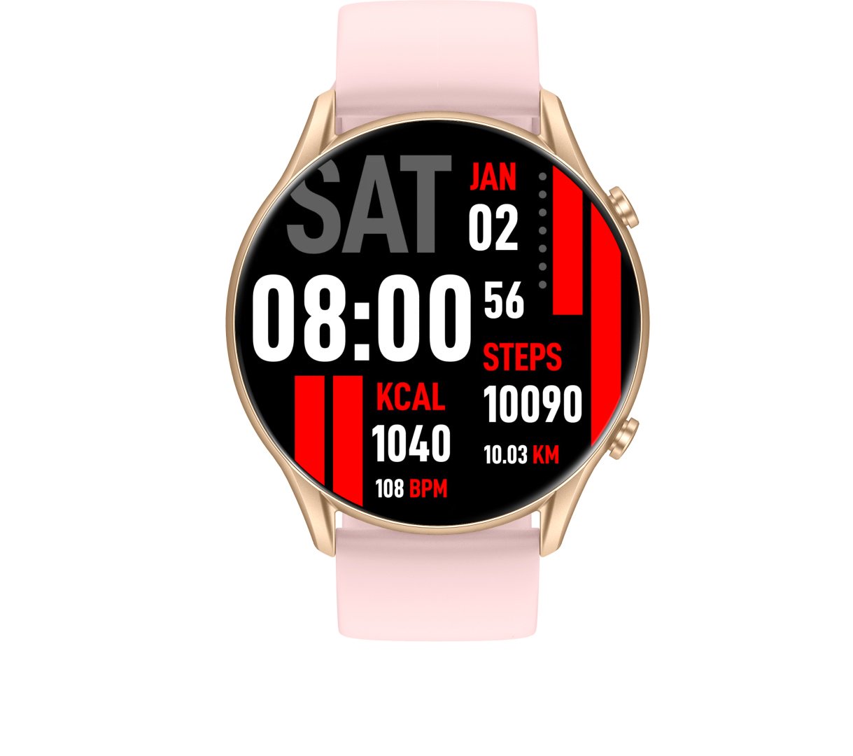 Смарт-часы Xiaomi Kieslect Smart Calling Watch Kr pink-gold купить,NaN