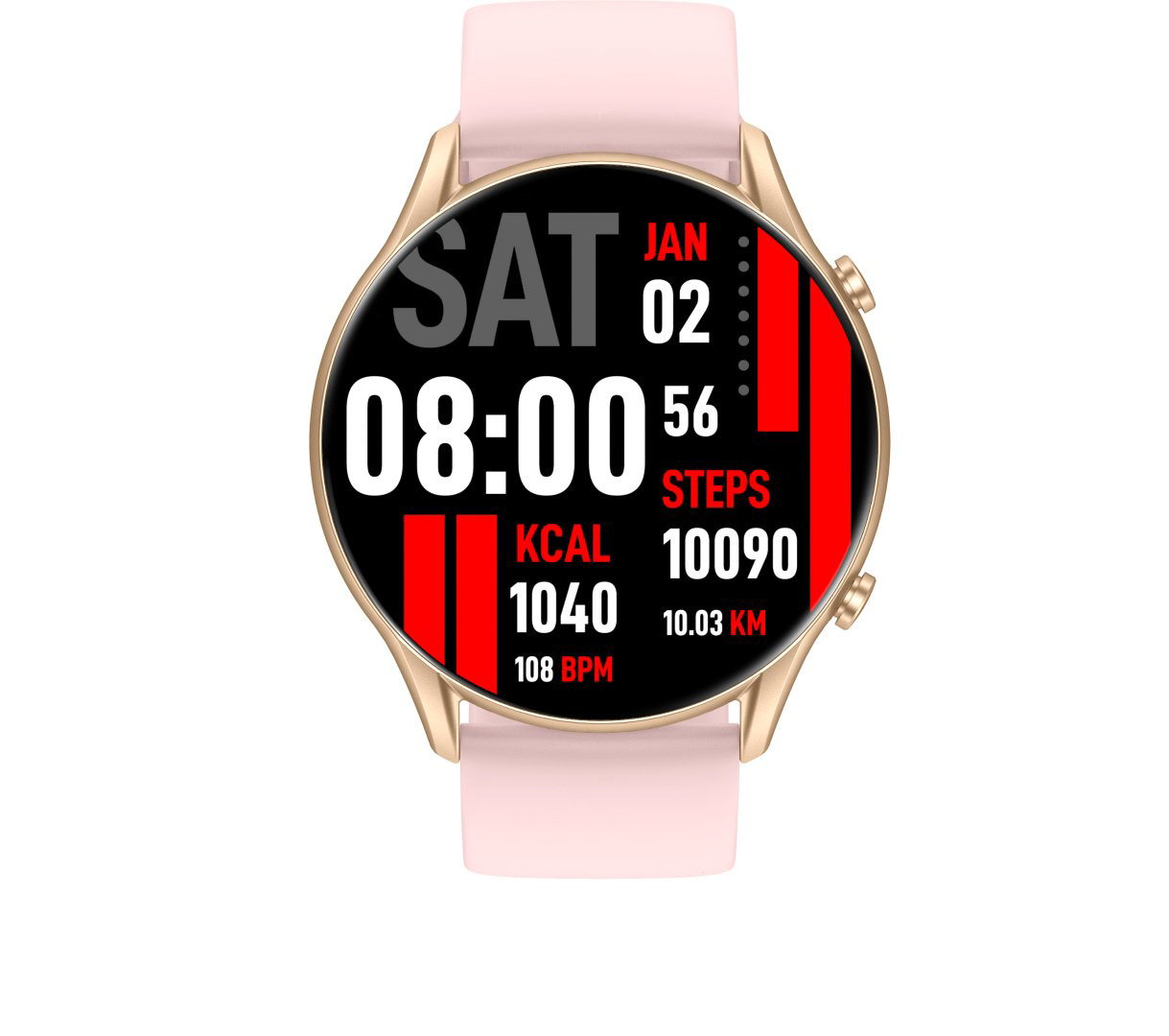 Смарт-часы Xiaomi Kieslect Smart Calling Watch Kr pink-gold купить,NaN