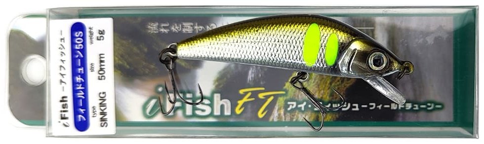 Воблер FOREST Forest iFish FT 50S 1 шт 50 мм Gin Ayu купить,NaN