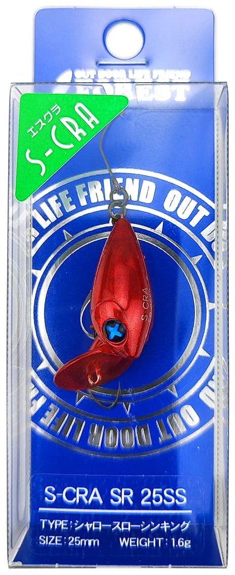 Воблер FOREST Forest S-CRA 25SS 1 шт 25 мм Enamel Red купить,NaN