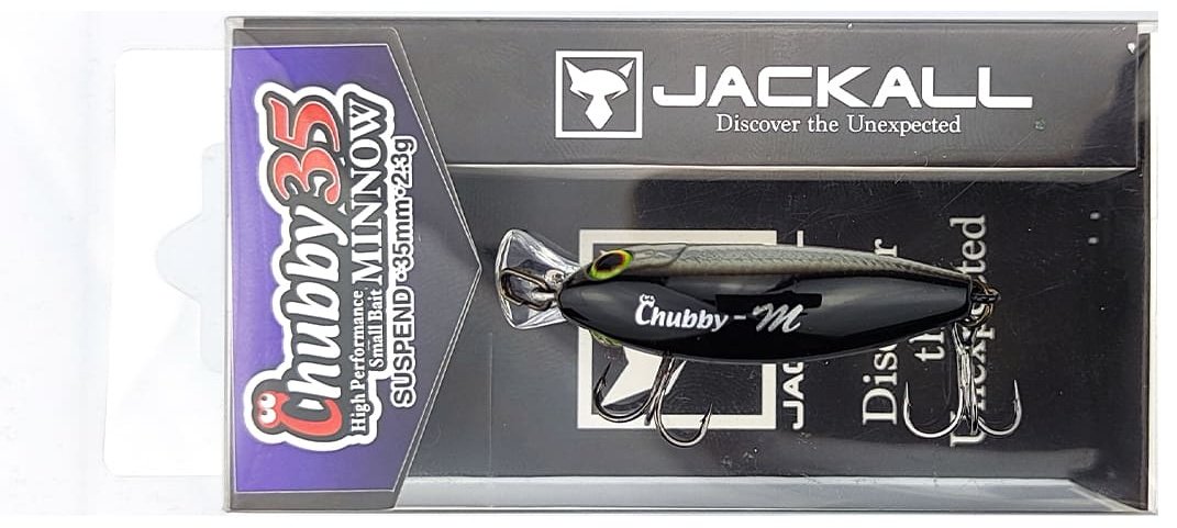 Воблер Jackall Jackall Chubby Minnow 35SP 35mm, 2.3g, Color Laser Silver & Black 1 шт купить,NaN