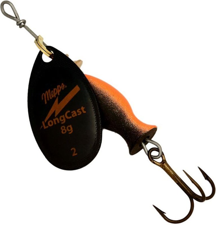 Блесна Mepps AGLIA LONGCAST 1 шт 2 мм Black купить,NaN