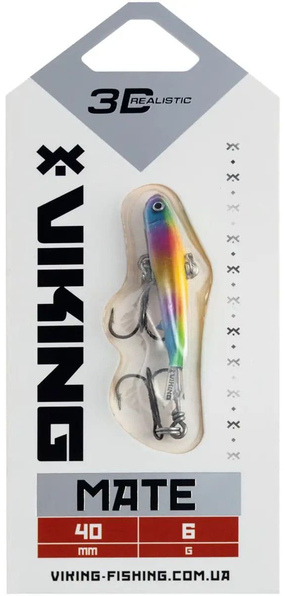 Балансир Viking Fishing Mate Ice Jig 40mm, 6g, Color 16 European Values 1 шт купить,NaN