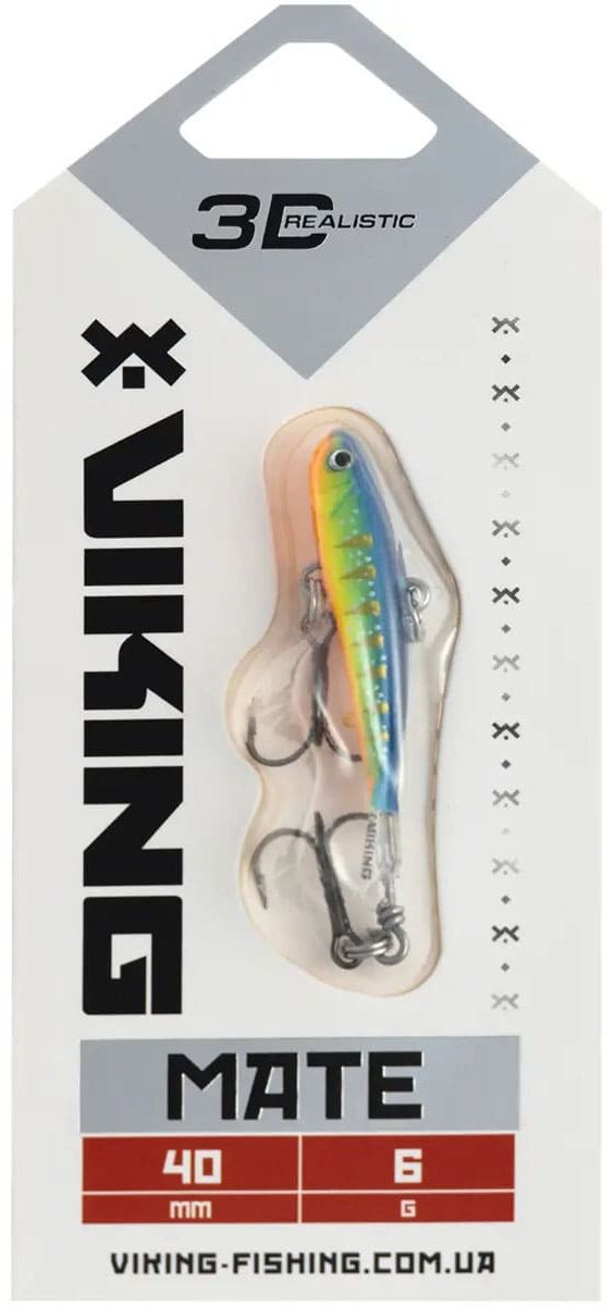 Балансир Viking Fishing Mate Ice Jig 40mm, 6g, Color 21 Kingfisher Green 1 шт купить,NaN