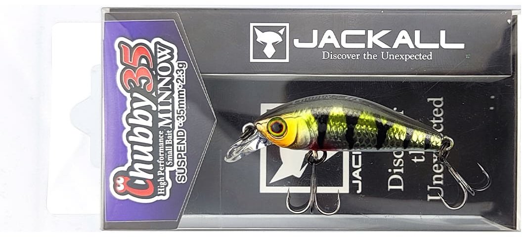 Воблер Jackall Jackall Chubby Minnow 35SP 35mm, 2.3g, Color HL Perch 1 шт купить,NaN