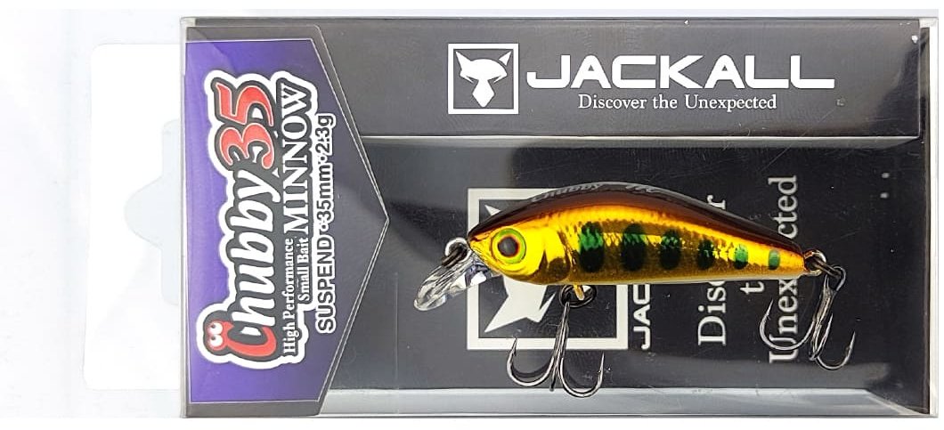 Воблер Jackall Jackall Chubby Minnow 35SP 35mm, 2.3g, Color HL Copper Yamame 1 шт купить,NaN