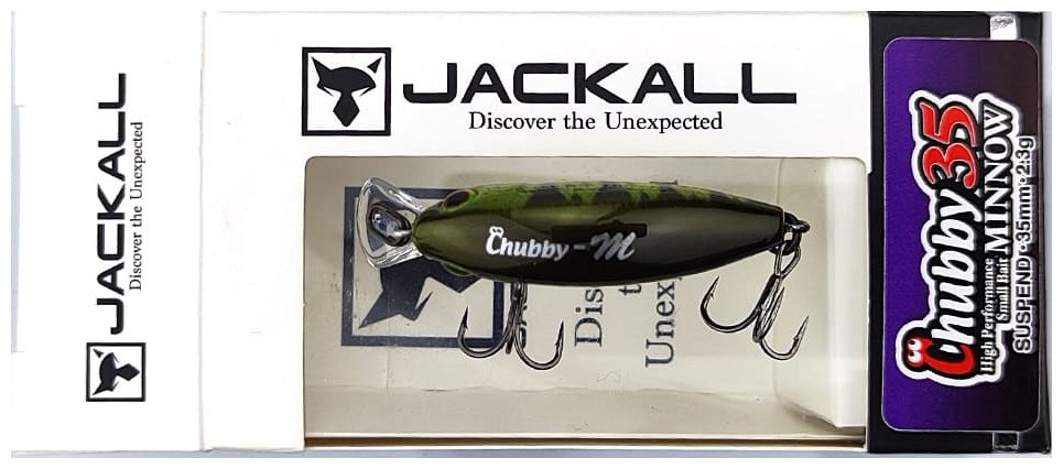 Воблер Jackall Jackall Chubby Minnow 35SP 35mm, 2.3g, Color Ghost G Perch 1 шт купить,NaN