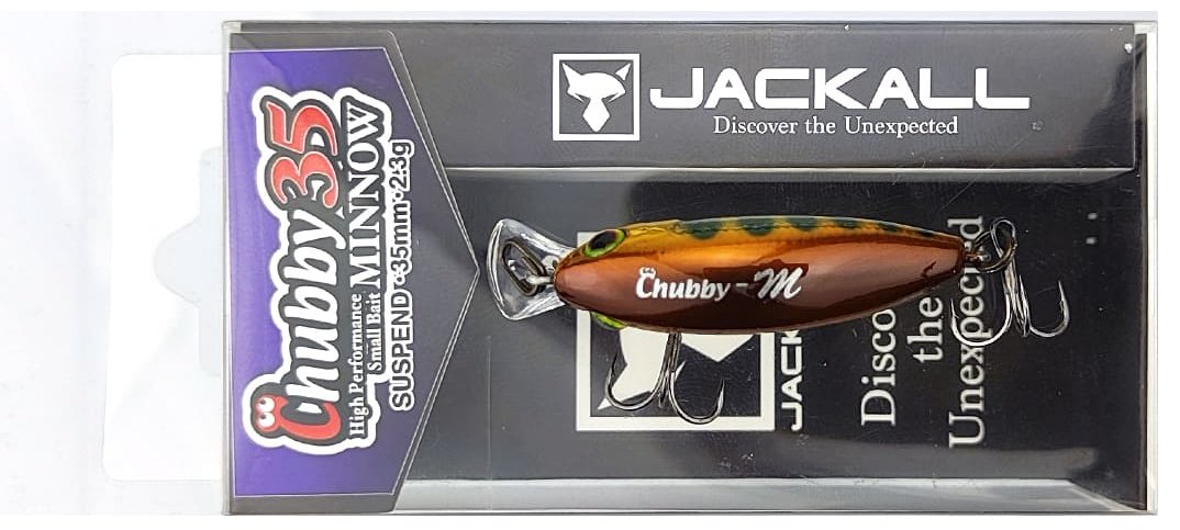 Воблер Jackall Jackall Chubby Minnow 35SP 35mm, 2.3g, Color HL Copper Yamame 1 шт купить,NaN