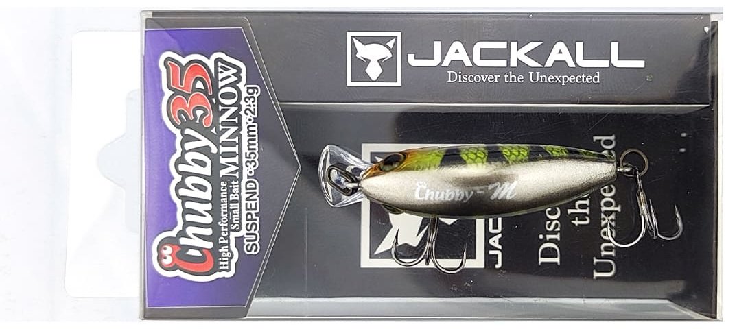 Воблер Jackall Jackall Chubby Minnow 35SP 35mm, 2.3g, Color HL Perch 1 шт купить,NaN