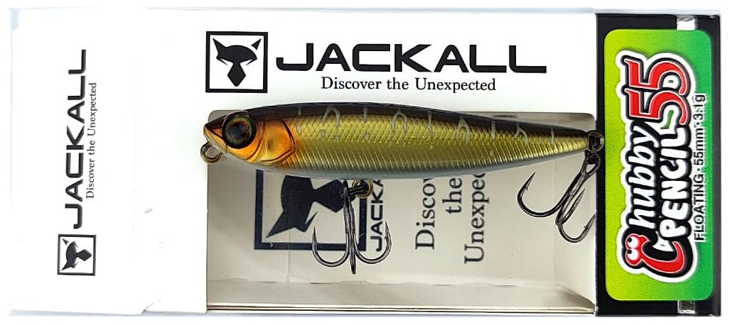 Воблер Jackall Jackall Chubby Pencil 55 F, 3.1g, Color Tiger Pike 1 шт купить,NaN