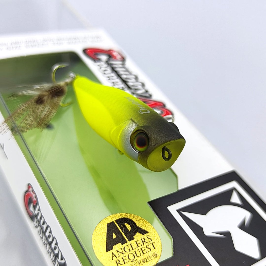 Воблер Jackall Jackall Chubby Popper 42F, 3.3g, Color Mat Lemon 1 шт купить,NaN