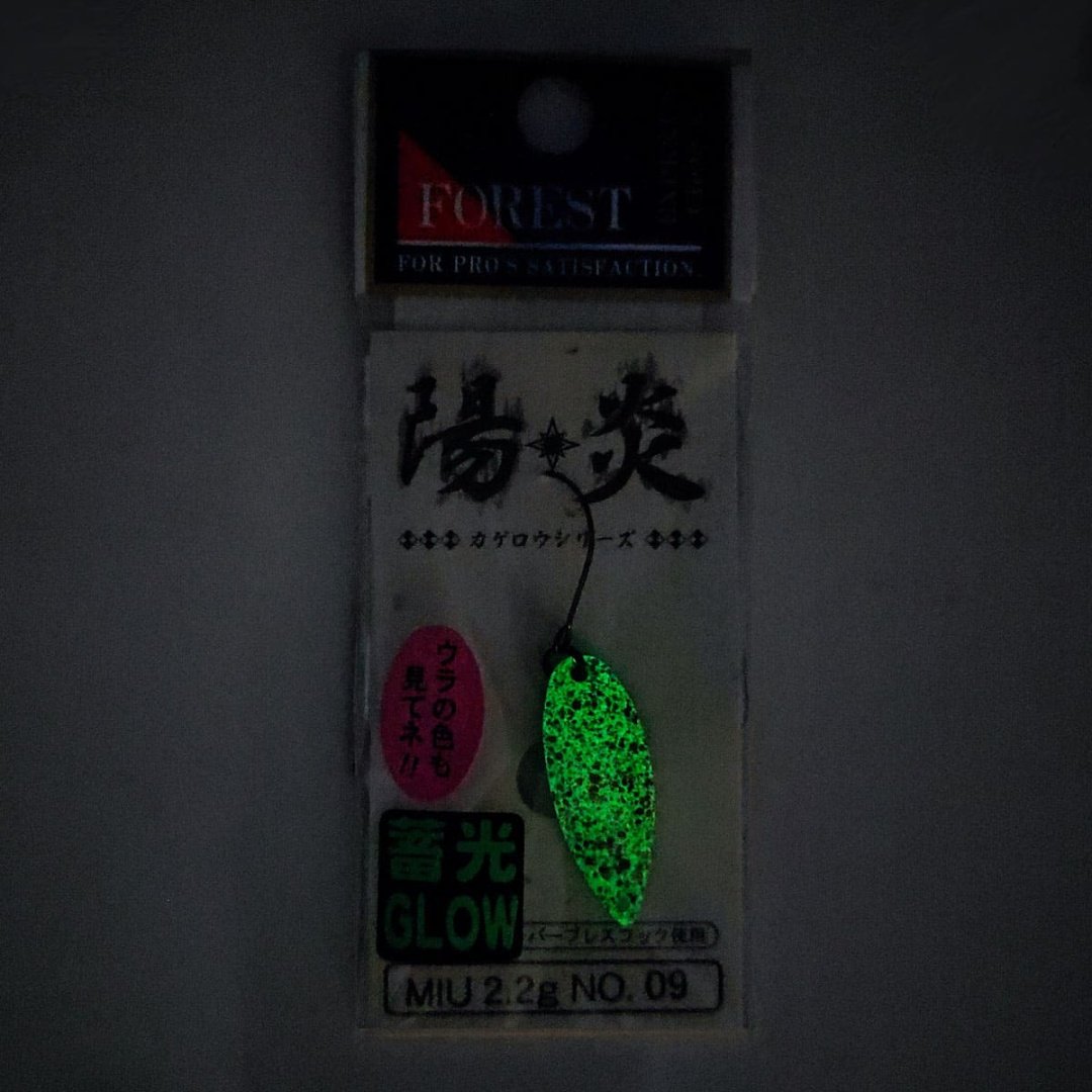 Блесна FOREST Forest Miu Kagerou series Glow 2.2g 1 шт 28 мм Olive Pellet Glow купить,NaN