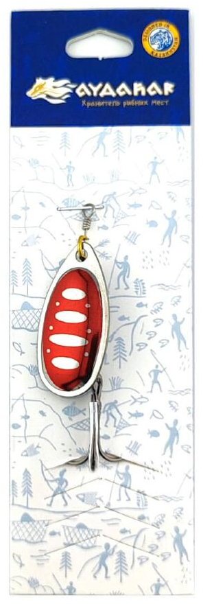 Блесна Айдахар BD Spinner, Size №4 1 шт 73 мм 031 Red Zebra Platinum купить,NaN