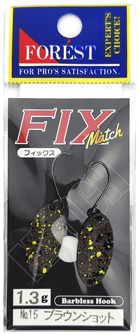 Блесна FOREST FIX Match 1 шт 23 мм 15 Brown Shot купить,NaN