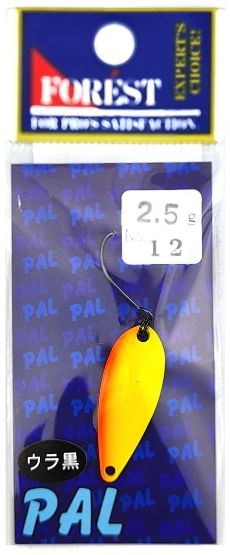 Блесна FOREST Forest Lure Pal 2.5g#, Color 12, Second Yellow 1 шт купить,NaN