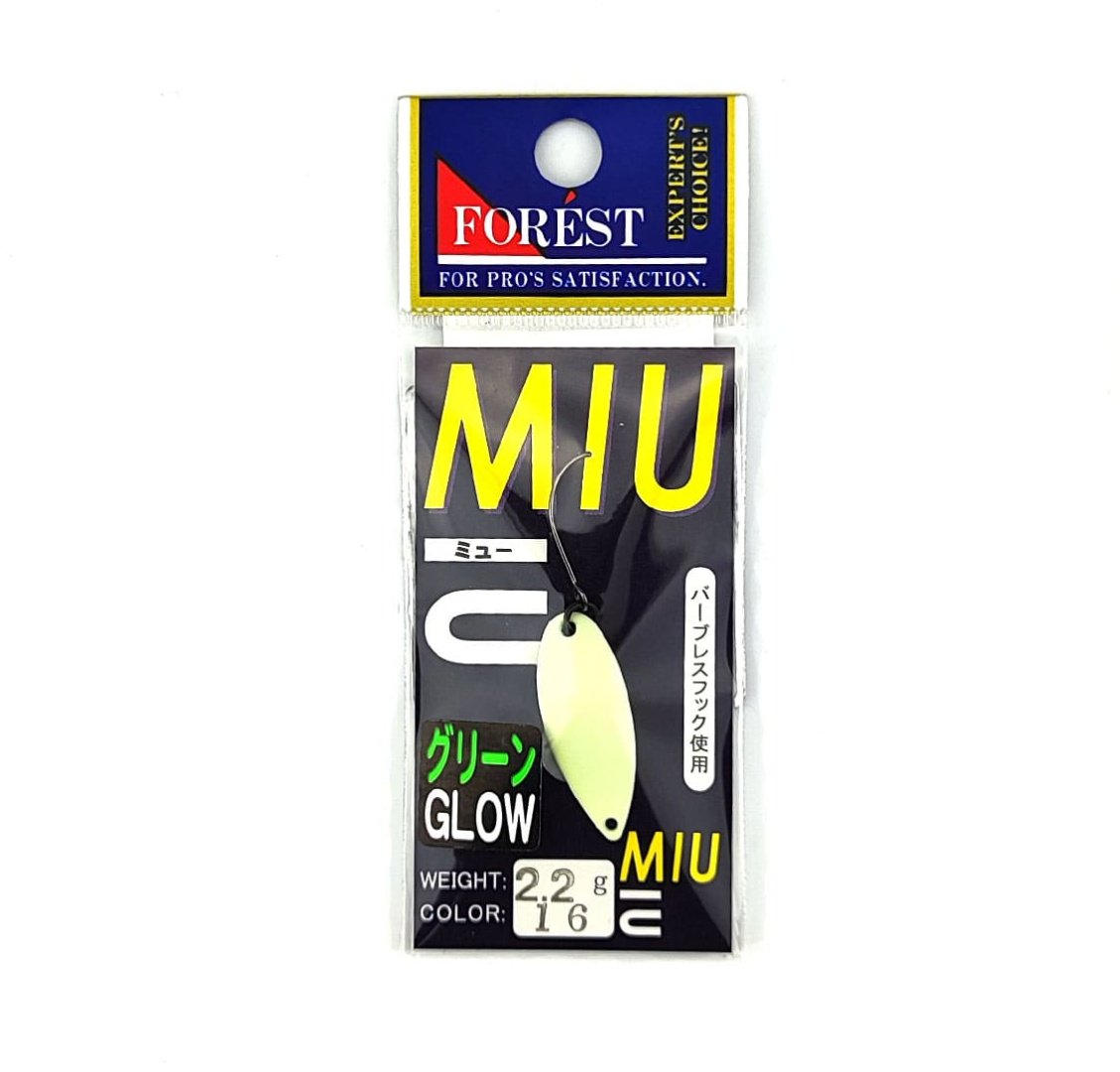Блесна FOREST Forest Miu Standart 2.2g 1 шт 28 мм Green Glow купить,NaN