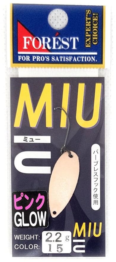 Блесна FOREST Forest Miu Standart 2.2g 1 шт 28 мм Pink Glow купить,NaN