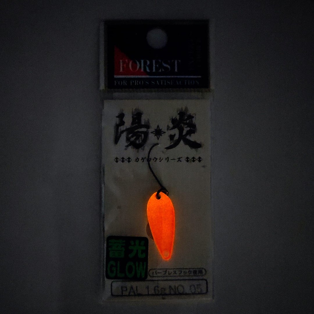 Блесна FOREST Forest Pal Kagerou series Glow 1.6g 1 шт 25 мм Fluorescence Orange Glow купить,NaN