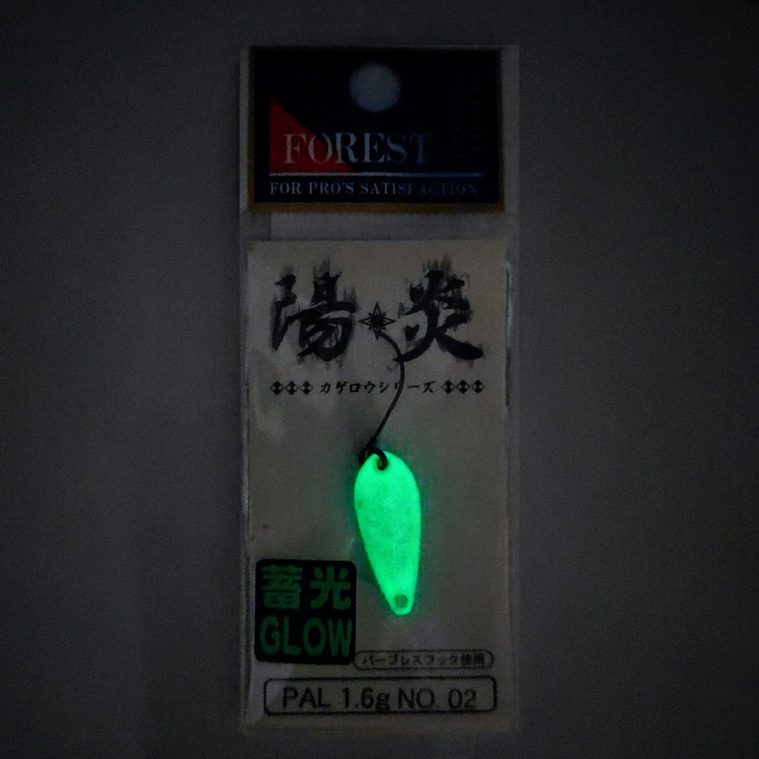 Блесна FOREST Forest Pal Kagerou series Glow 1.6g 1 шт 25 мм Green Glow купить,NaN