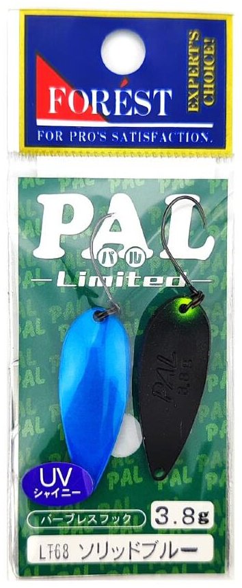 Блесна FOREST Pal Limited 2025 1 шт 33 мм LT68 Solid Blue UV купить,NaN