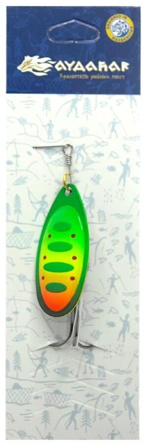 Блесна Айдхар BD Spinner, Size №5 1 шт 75 мм 002 Fire Lime купить,NaN