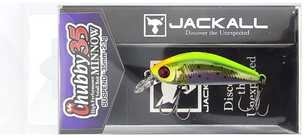 Воблер Jackall Jackall Chubby Minnow 35SP 35mm, 2.3g, Color Visible Trout 1 шт купить,NaN