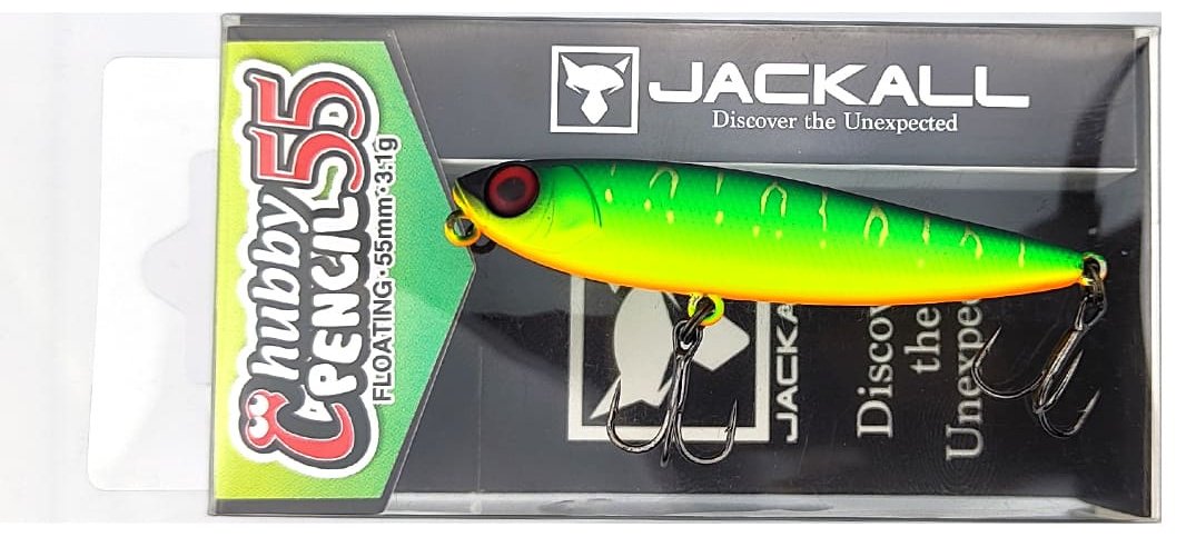 Воблер Jackall Jackall Chubby Pencil 55 F, 3.1g, Color Mat Tiger 1 шт купить,NaN