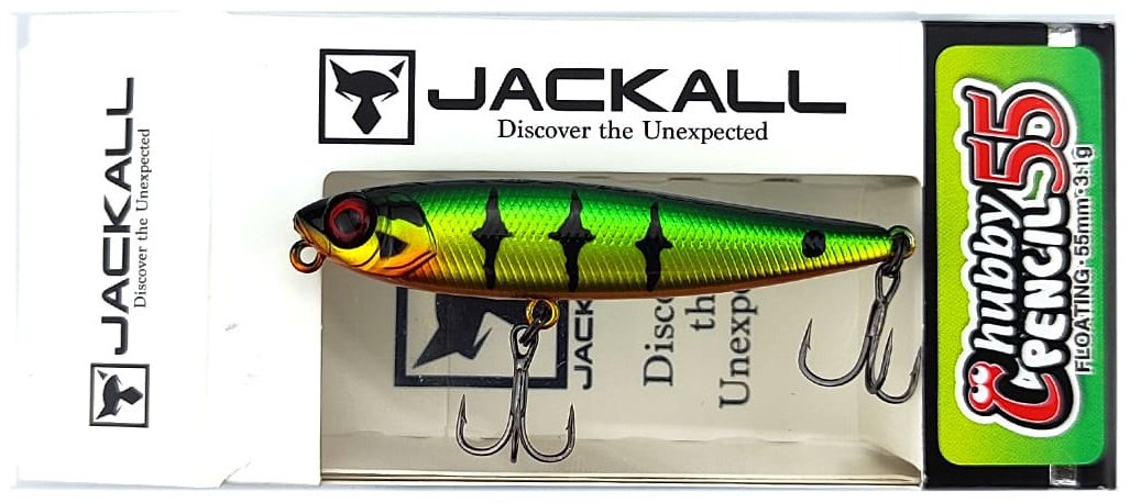 Воблер Jackall Jackall Chubby Pencil 55 F, 3.1g, Color Peacock 1 шт купить,NaN