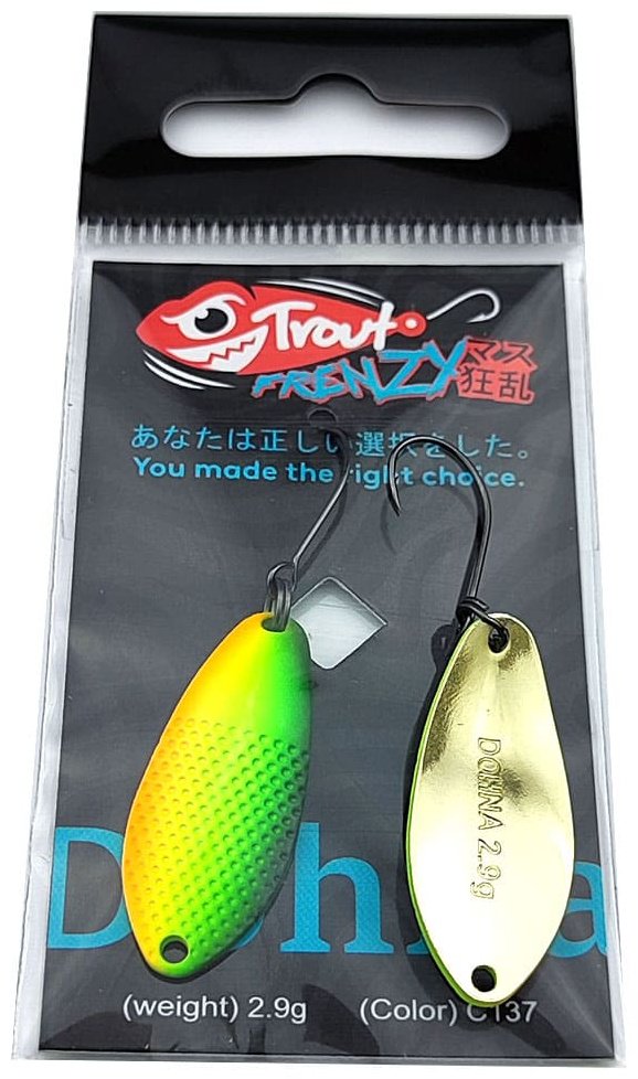 Блесна Trout Frenzy Trout Frenzy Dohna 2.9gr 1 шт 31 мм C137 купить,NaN