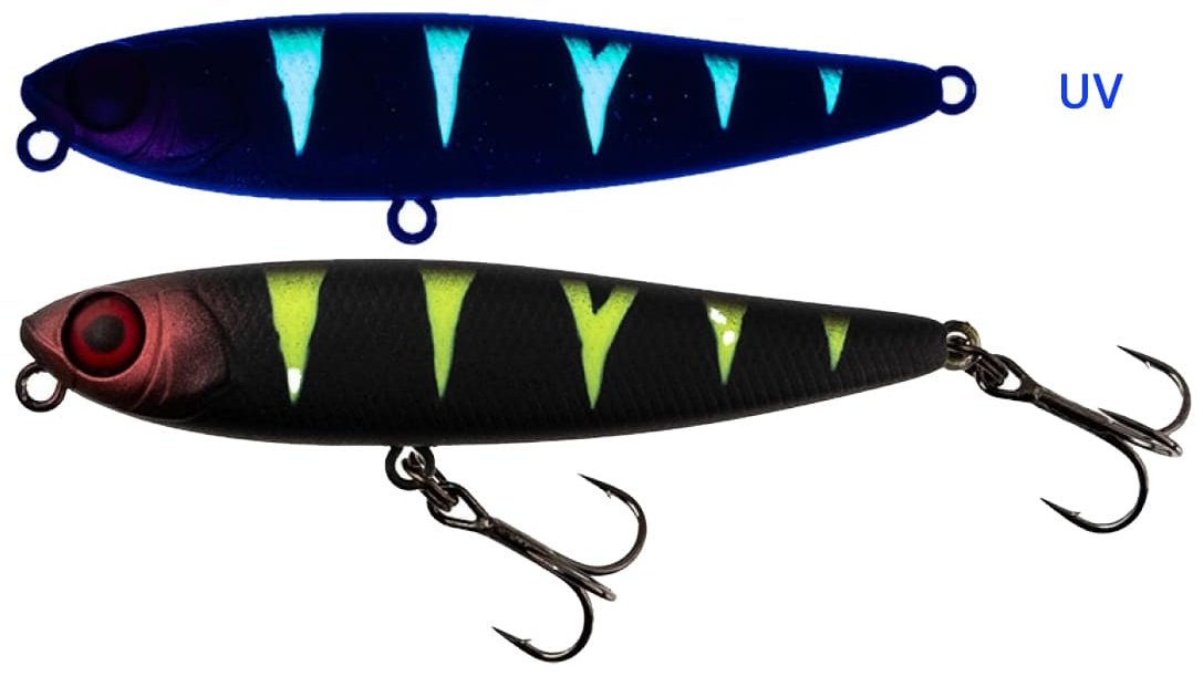 Воблер Jackall Jackall Chubby Pencil 55 F, 3.1g, Color UV Mat Black Perch 1 шт купить,NaN